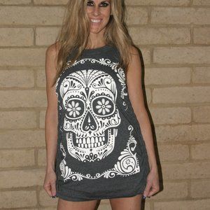 shredded t shirt dress -- custom made to fit YOU